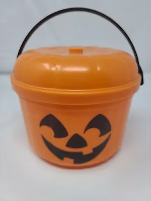 Vintage McDonalds McPunk'n Pumpkin Halloween Bucket Pail Trick Or Treat 1986 • $19.95