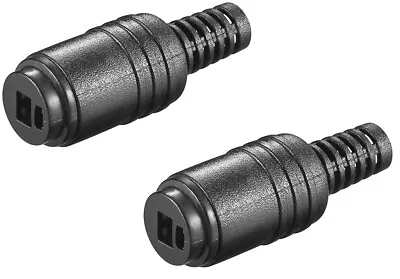 Pair Of 2 Pin Din Female HiFi Loud Speaker Cable Plugs With Screw Connections • £3.39