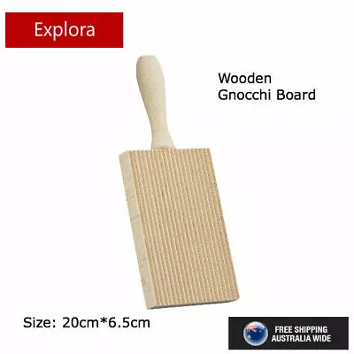 Appetito Gnocchi Board - Rubberwood Rolling Pasta Maker • $9.50