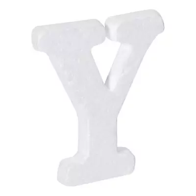 Foam Letters Y Letter EPS White Polystyrene Letter Foam 100mm/4 Inch • $6.19