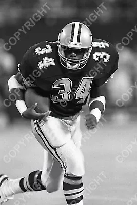 HERSCHEL WALKER - DALLAS COWBOYS - Vintage 35mm Football B&W Negative  8.4b • $9.99