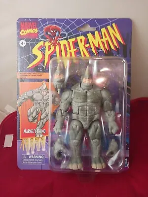 Marvel Legends RHINO Spiderman Retro Action Figure  • $55