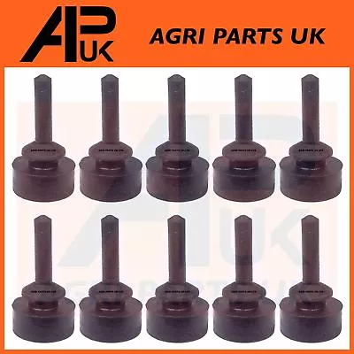 10x Tractor Bonnet Panel Rubber Pad Grommet Bung For Massey Ferguson 135 Tractor • £7.94