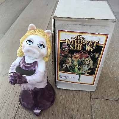 Sigma Muppets Miss Piggy Vase Original Box Hand Painted • $18.60