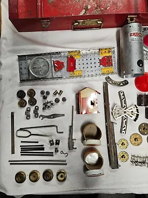 AC Gilbert No. 7-1/2 Engineer's Erector Set Full Inventory Virtually Complete • $149