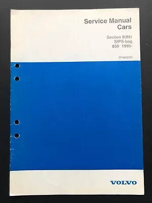 1995 Volvo 850 SIPS Service Manual • $29.95