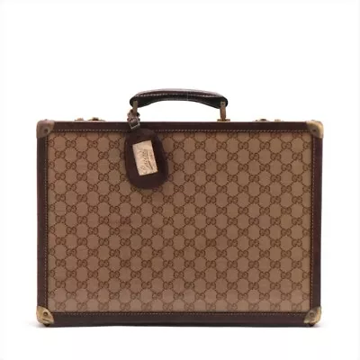 Authentic Gucci Vintage 70s GG Monogram Attache Case Business Bag • $2260