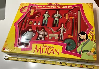 Mattel Disney Mulan Deluxe Warrior Training Set NEW SEALED 5 Poseable Figures • $25.95