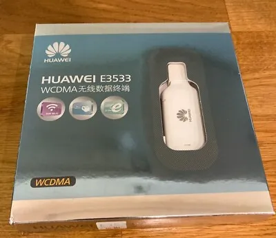 Sim Free Huawei E3533 3G USB Unlocked DONGLE Boxed • £12.99