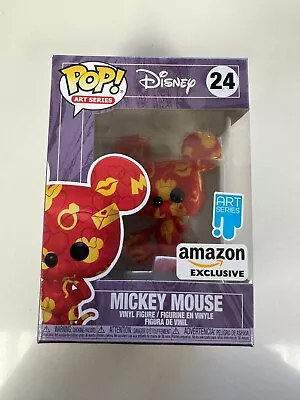 Funko Pop! Art Series - MICKEY MOUSE (Valentine) - Disney - Amazon - 24 • $10