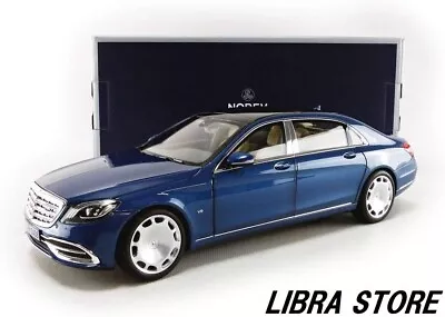 RARE NOREV 1/18 Mercedes Maybach S650 2019 Metallic Blue 183425 EXPRESS From JP • $278.18