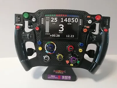 Red Bull F1 Replica RB 19_Max Verstappen Steering Wheel Display. • £280