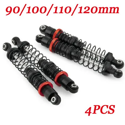 4pcs Metal 90/100/110/120mm Shock Absorber Damper For 1/10 RC TRX-4 SCX10 D90 • $26.02