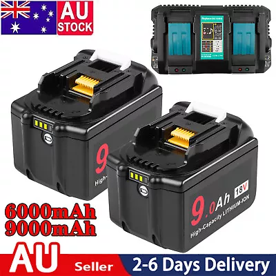 $66.59 • Buy 18V 9.0AH Battery For Makita BL1830 BL1840 BL1850 LXT Cordless Tools / Charger 