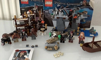£50 • Buy Lego Pirates Of The Caribbean 4181 And 4191 Plus Extras Complete With Manuals