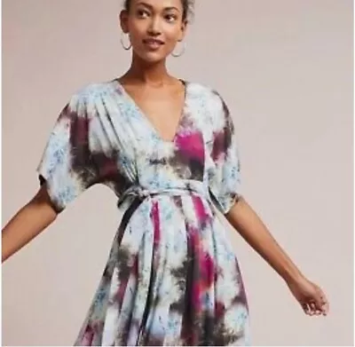 Anthropologie The Odell's Abstract Dandelion Dress Size M • $80