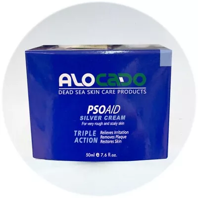 Silver Psoriasis Cream For Peeling Skin Alocado 50ml • $51.47