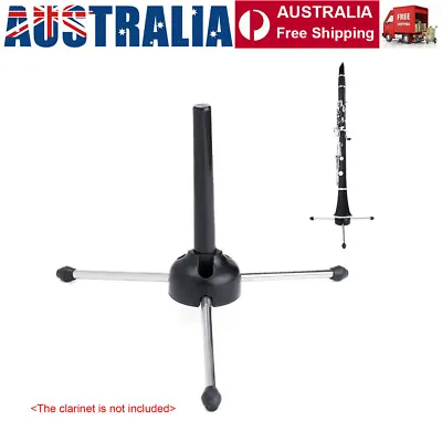 $18.52 • Buy Oboe Flute Clarinet Sax Tripod Holder Stand Foldable For Wind Instrument Stable