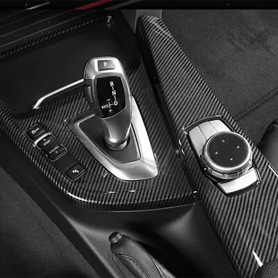 For BMW 3 Series F30 2012-2018 Inner Multimedia Panel Frame Cover Carbon Fiber • $14.55