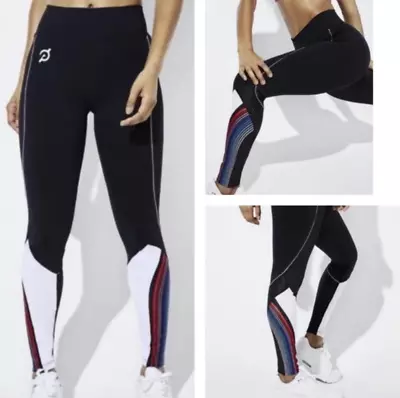 $33.98 • Buy Peloton 925 Fit Women's Black Skywalker Mesh Activewear Leggings Size Medium