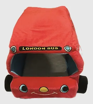New Novelty Soft Red London Bus Cat Dog Bed From Japan Two-Way Design • £34.99