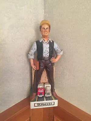 Vintage Empty Liquor Ceramic Statue Bottle Truck Driver • $29.99