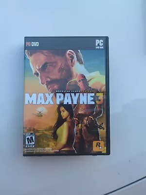 Max Payne 3 - PC Windows Big Box Complete CIB - 4 Disc Set /w Manual - VG Cond. • $20.35