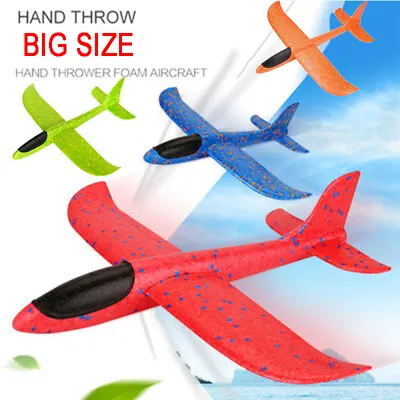 6PCS Large Foam Plane Glider Kids Outdoor Toys Aeroplane Garden Camping Gift AU • $23.59