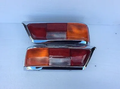 Pair Of Complete Late Style Amber Tail Lights Fits Mercedes W113 280SL • $1011.13