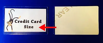 25 X Credit Card Size Cold Seal Lamination Pouches Self Laminating Sheets  • £9.99