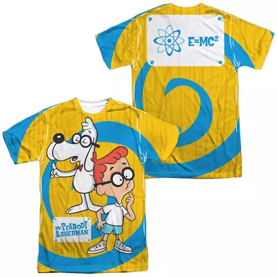 Mr Peabody & Sherman Explanation Unisex Adult Halloween Costume T Shirt S-3XL • $28.99