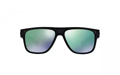 Oakley Breadbox Sunglasses OO9199/06 Black Square Jade Irid Non-Polarized 55mm • $94.25