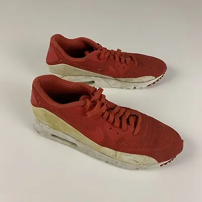 Nike Air Max 90 Ultra Moire Lt Crimson / White Red Style 819477-611 Men’s Sz 9 • $32.50