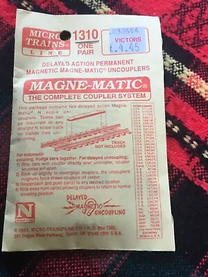 Kadee No1310 1 X Pr Magne-Matic  Coupler System • £4.99