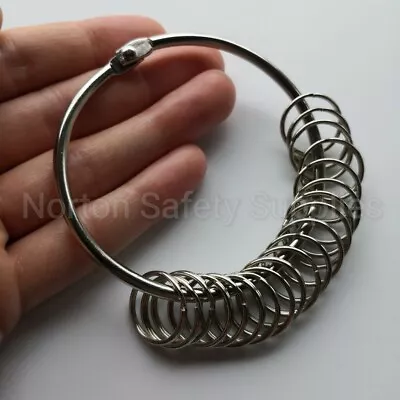 Extra Large (76mm) 20 X Multi-Ring Jailers Fob / Keyring / Split Ring (FREE P&P) • £3.75