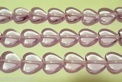 25 10x10 Mm Heart Beads: Alexandrite • $1.68