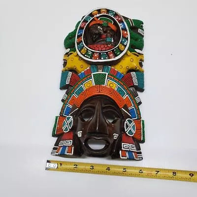 Mayan / Aztec South American Mexican Hand Carved Stone Mask • $9.99