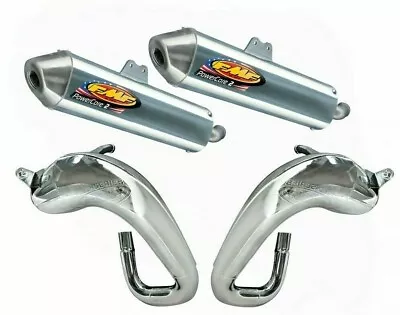 FMF Full Exhaust Fatty Pipes Powercore 2 Silencers Yamaha Banshee 350 1987-2006 • $889