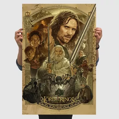 Ruiz Burgos LORD OF THE RINGS Return Of The King Var POSTER Mondo Tolkien RARE • $199.99