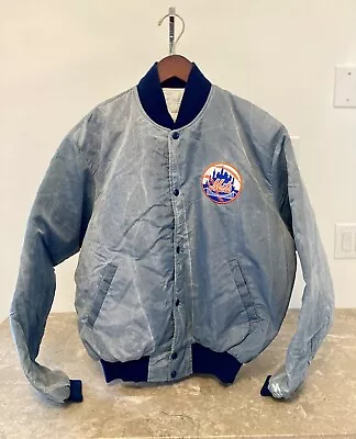 Vintage New York Mets Starter Bomber Jacket Size L Rare • $189