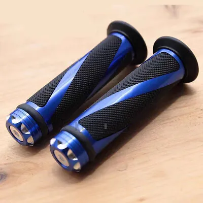 Pair 7/8  22mm Motorcycle Grips Handlebar Hand Grip For Honda CBR600F4i CBR600RR • $10.10