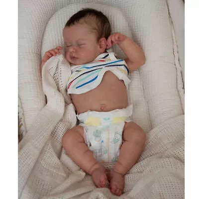 18  Reborn Baby Doll Lifelike Newborn Boy/Girl Full Vinyl 3D Real Body Dolls • $102.48