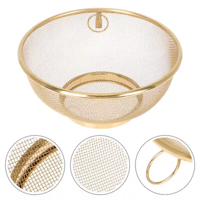  Rice Cleaner Strainer Net Baskets Bowl Slip Through The Oil Filter • £12.18