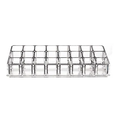 £7.49 • Buy Clear 24 Makeup Cosmetic Lipstick Storage Display Stand Rack Holder Organizer UK