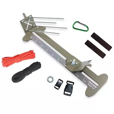 Monkey Fist Jig Kit Paracord Tool Bracelet Maker Adjustable Metal Weaving Craft • $37.99