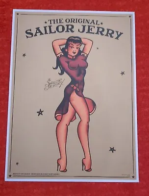 A3 Size - Original Print Sailor Jerry Tattoo Vintage Poster  • £8