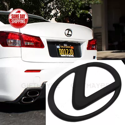 $29.99 • Buy For Lexus Trunk Logo Badge Emblem Car Replace Matte Black F-Sport ES GS IS RX