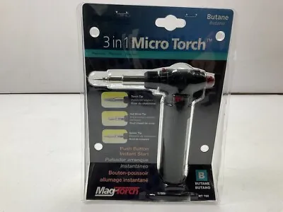 Mag-Torch MT780 Butane Tabletop Micro Torch Microsoplete Trigger Start Ignition • $27.95