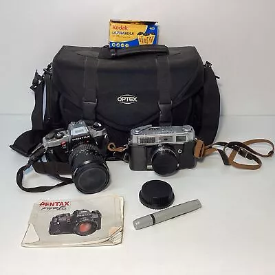 Pentax Program A W/28-80mm Lens & Mamiya 4B 35mm Cameras (O6) W#689 • $6.47