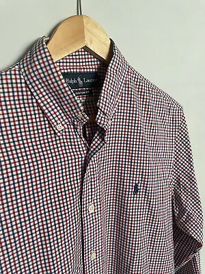 Ralph Lauren Men’s Checked Shirt Medium • £0.99